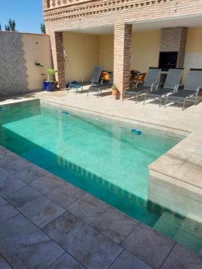 2 bedrooms villa with private pool and furnished terrace at Padul